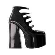 Zwarte Leren Kiki Pumps Marc Jacobs , Black , Dames