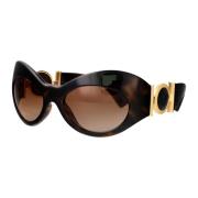 Stijlvolle zonnebril met model 0Ve4462 Versace , Brown , Dames