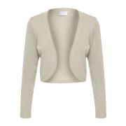 Bolero Strik Cobblestone Kaffe , Gray , Dames