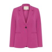 Festival Fuchsia Blazer Jas Kaffe , Pink , Dames