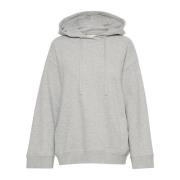 Basis Hoodie Sweatshirt Licht Grijs Melange InWear , Gray , Dames