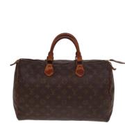 Pre-owned Canvas louis-vuitton-bags Louis Vuitton Vintage , Brown , Da...