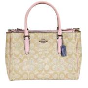 Pre-owned Plastic handbags Coach Pre-owned , Beige , Dames