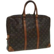 Pre-owned Canvas louis-vuitton-bags Louis Vuitton Vintage , Brown , Da...