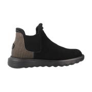 Suede Chelsea Boots Hey Dude , Black , Heren