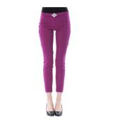 Skinny Broek met Zijrits Byblos , Purple , Dames