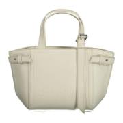 Witte Polyester Handtas met Verstelbare Band Calvin Klein , White , Da...