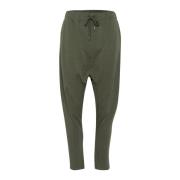 Relaxed Fit Sweatpants Deep Depths Cream , Green , Dames