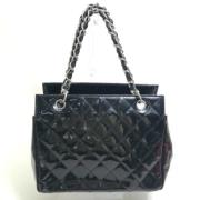 Pre-owned Leather chanel-bags Chanel Vintage , Black , Dames