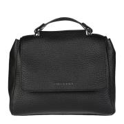 Zachte Leren Mini Tas Orciani , Black , Dames