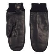 Dames Leren Handschoenen Zwart Howard London , Black , Heren