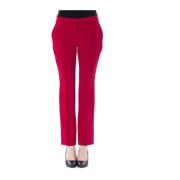 Slim Fit Broek met Voorzakken Byblos , Pink , Dames