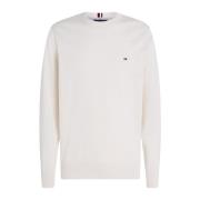 1985 Crew Neck Sweater voor Mannen Tommy Hilfiger , White , Heren