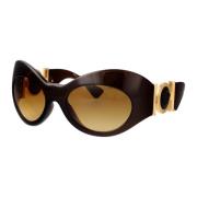 Stijlvolle zonnebril met model 0Ve4462 Versace , Brown , Dames