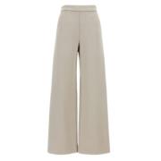 Hoge Taille Beige Broek Alisso Max Mara , Beige , Dames