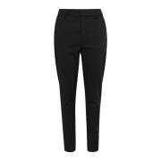 Zwart Diep Skinny Broek Kaffe , Black , Dames