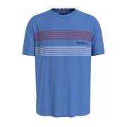 Heren Chest Tee 85 T-shirt Tommy Hilfiger , Blue , Heren