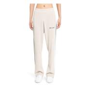 Logo Gebreide Trainingsbroek Palm Angels , Beige , Heren