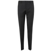 Zwarte Wol Formele Broek Versace , Black , Heren