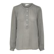 Blouse met pofmouwen Smoked Pearl Kaffe , Gray , Dames