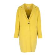 Elegante Wollen Jas Liu Jo , Yellow , Dames