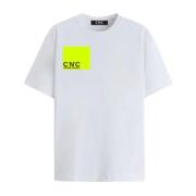 Heren Regular T-Shirt Costume National , White , Heren