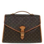 Pre-owned Canvas louis-vuitton-bags Louis Vuitton Vintage , Brown , Da...