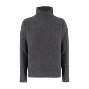 Zachte Turtleneck Pullover van Fijne Garens Le Tricot Perugia , Gray ,...