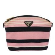 Pre-owned Canvas clutches Prada Vintage , Pink , Dames