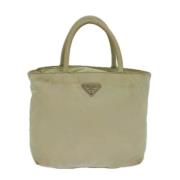 Pre-owned Fabric prada-bags Prada Vintage , Beige , Dames