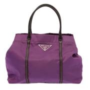 Pre-owned Fabric prada-bags Prada Vintage , Purple , Dames