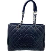 Pre-owned Leather chanel-bags Chanel Vintage , Black , Dames