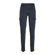 Cargo Broek met Verborgen Rits Zakken Replay , Blue , Heren