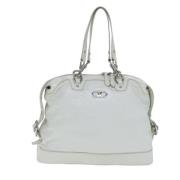 Pre-owned Leather celine-bags Celine Vintage , White , Dames