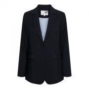 Blazer met ruitpatroon &Co Woman , Blue , Dames