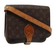 Pre-owned Canvas louis-vuitton-bags Louis Vuitton Vintage , Brown , Da...