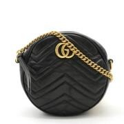 Pre-owned Leather gucci-bags Gucci Vintage , Black , Dames