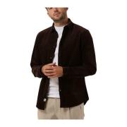 Corduroy Shirt Bruin Overshirt Anerkjendt , Brown , Heren