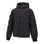 Zwarte donsjas met luxe quilten Iceberg , Black , Heren