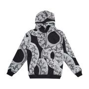 Zwarte hoodie met Boa-trim Iuter , Multicolor , Heren