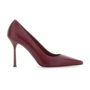 Bordeaux Hak Schoenen Sergio Levantesi , Red , Dames