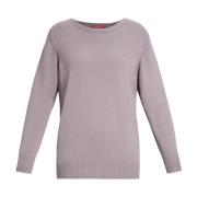 Elegante Kasjmier Gebreide Kleding Marina Rinaldi , Purple , Dames