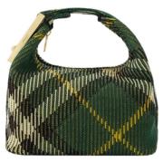 Nylon handbags Burberry , Green , Dames