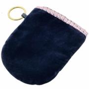 Pre-owned Velvet pouches Bottega Veneta Vintage , Blue , Dames