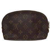 Pre-owned Canvas pouches Louis Vuitton Vintage , Brown , Dames