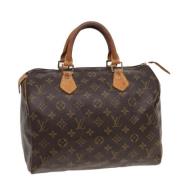 Pre-owned Canvas handbags Louis Vuitton Vintage , Brown , Dames