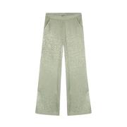 Wijde Broek Alix The Label , Green , Dames