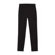 Zwarte Gebreide Leggings met Ritssluiting IVY OAK , Black , Dames