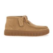 Beige Heren Enkellaars Clarks , Beige , Heren