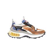 Bubble Sneakers Leer Technisch Stof Dsquared2 , Multicolor , Heren